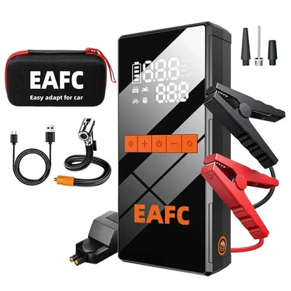 4-in-1 Car Jump Starter & Wireless Tire Inflator