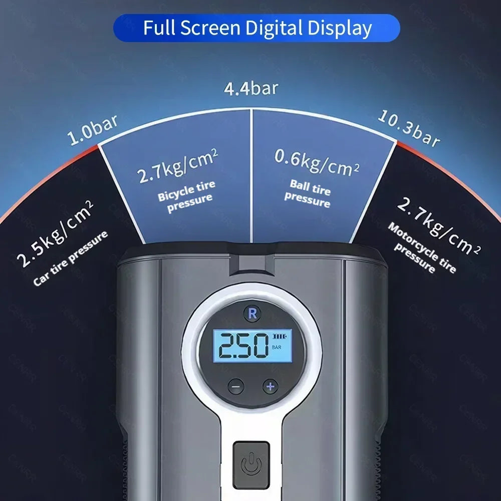 Wireless Electric Air Pump Car Tire Inflator