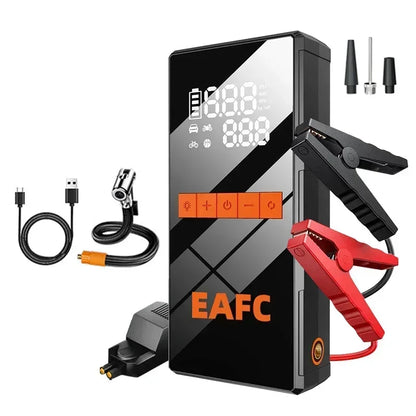 4-in-1 Car Jump Starter & Wireless Tire Inflator