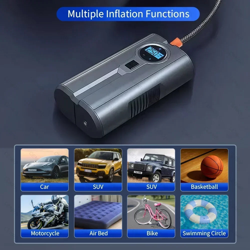 Wireless Electric Air Pump Car Tire Inflator