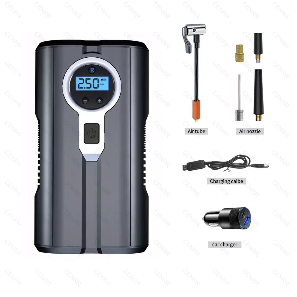 Wireless Electric Air Pump Car Tire Inflator